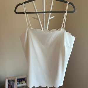 Banana republic off white top
